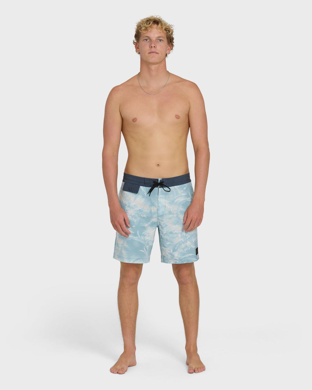 True North Garage Lo Tide 18 Boardshorts - Blue Fog