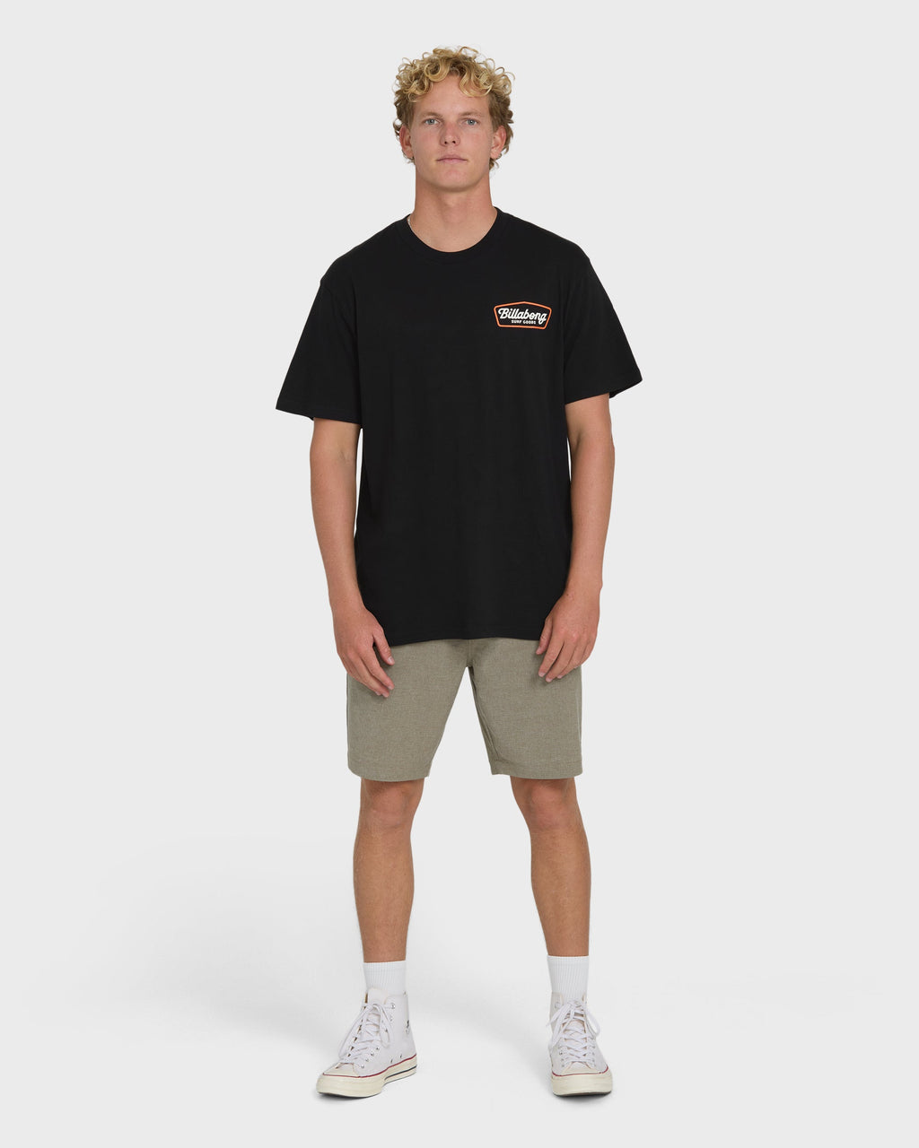 Off Duty Premium Short Sleeve Knit T-Shirt - Black