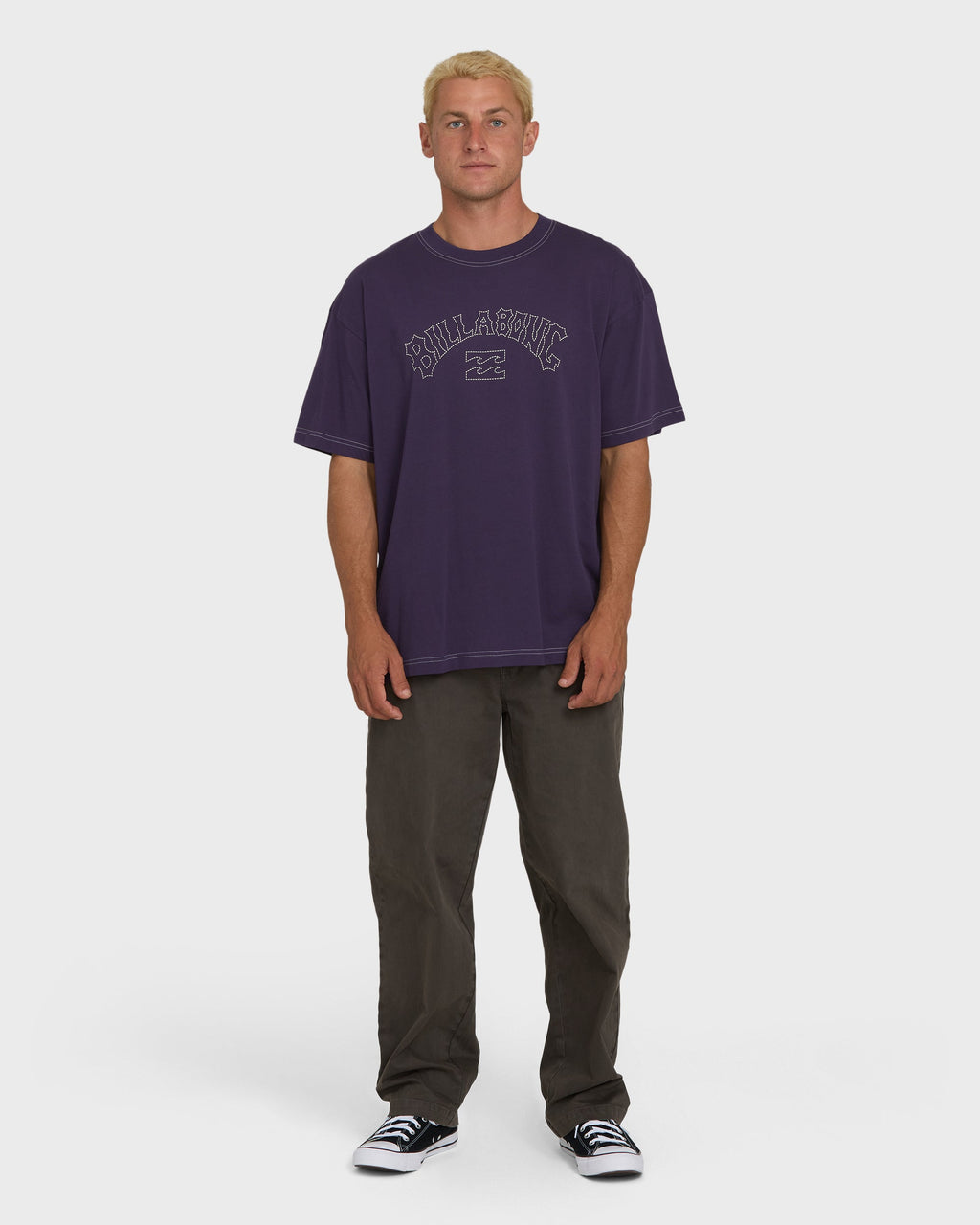 Dash OG Short Sleeve Knit T-Shirt - Purple Velvet