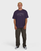 Dash OG Short Sleeve Knit T-Shirt - Purple Velvet