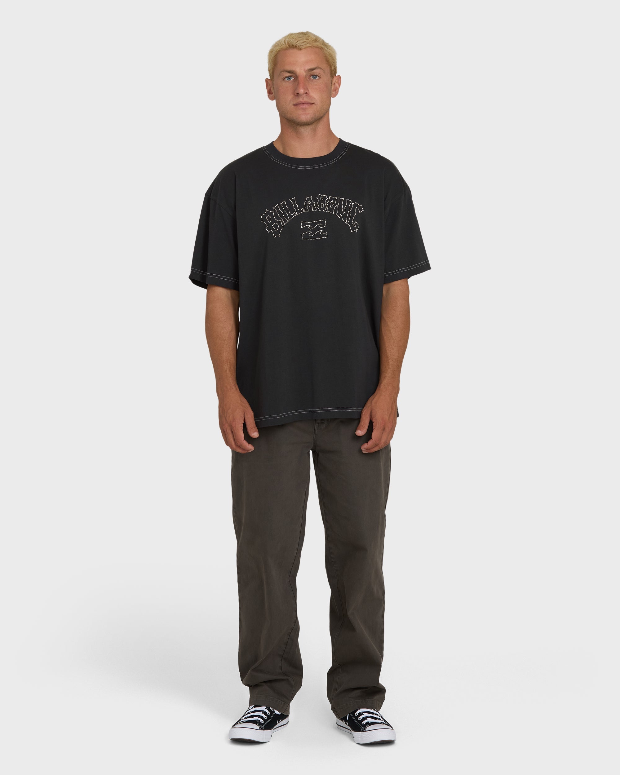Dash OG Short Sleeve Knit T-Shirt - Washed Black