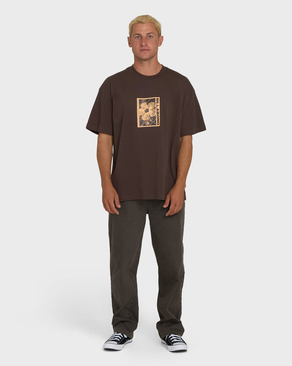 Link OG Short Sleeve Knit T-Shirt - Chocolate Brown