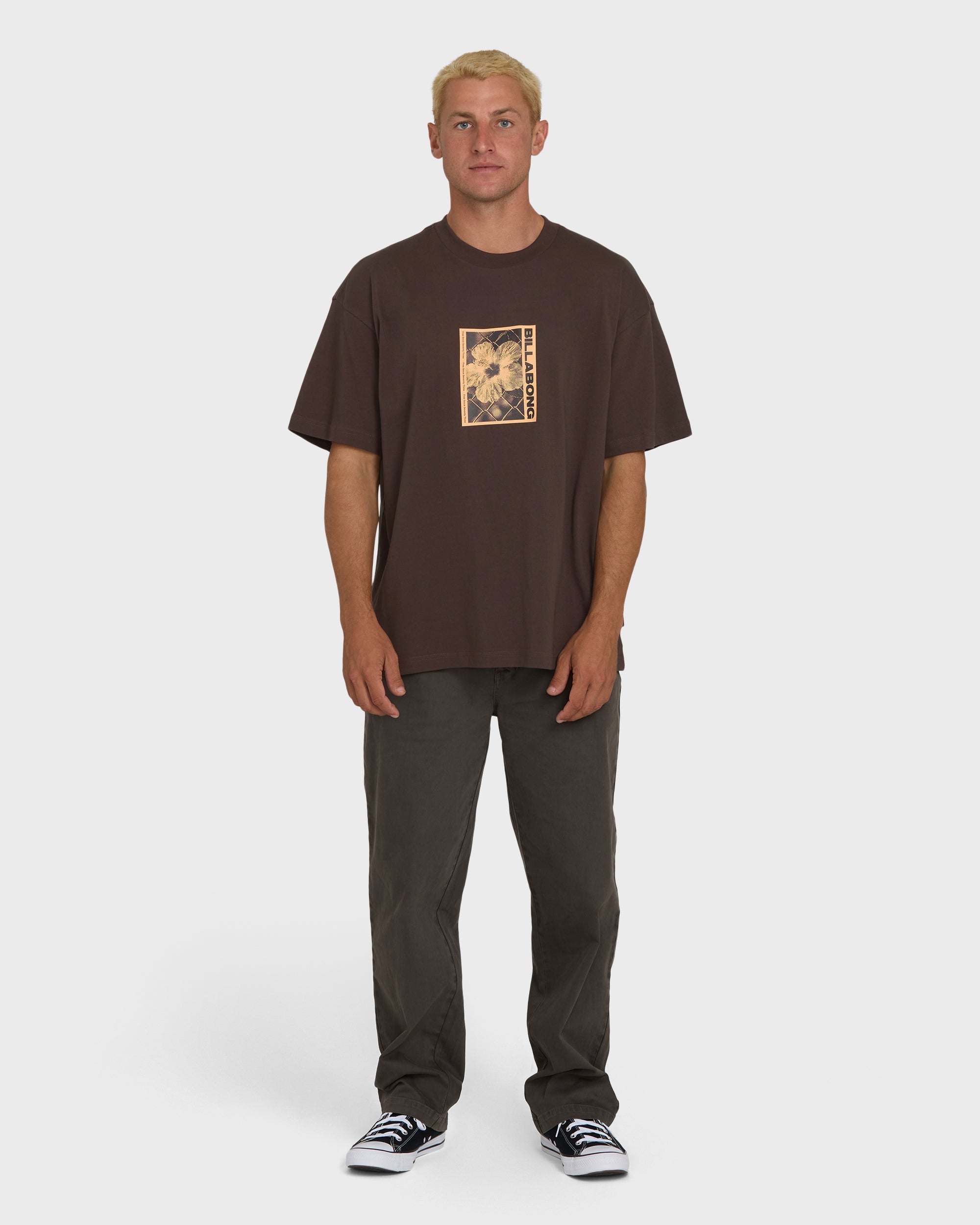 Link OG Short Sleeve Knit T-Shirt - Chocolate Brown