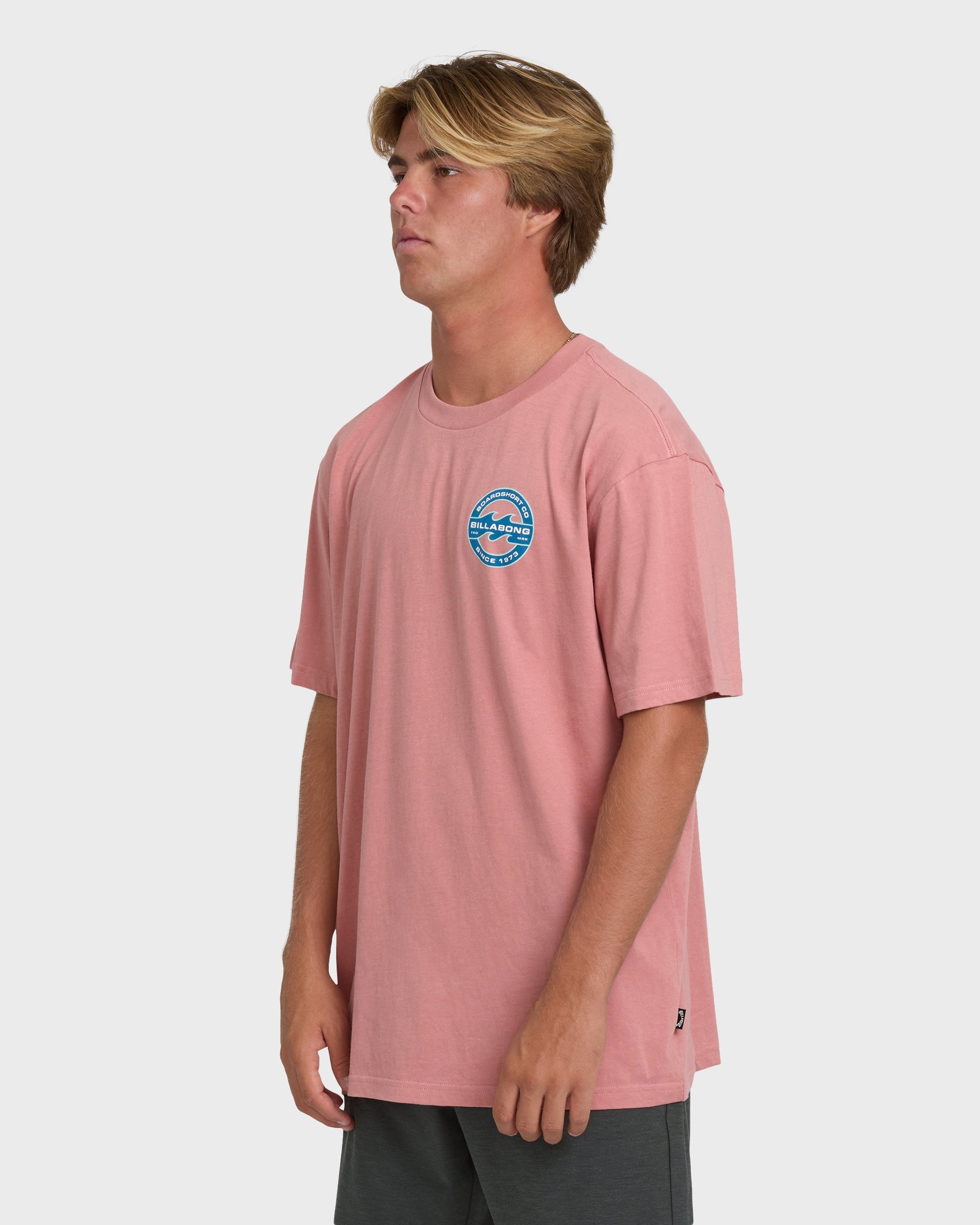 Hollow Fill Premium Short Sleeve T-Shirt - Ash Rose