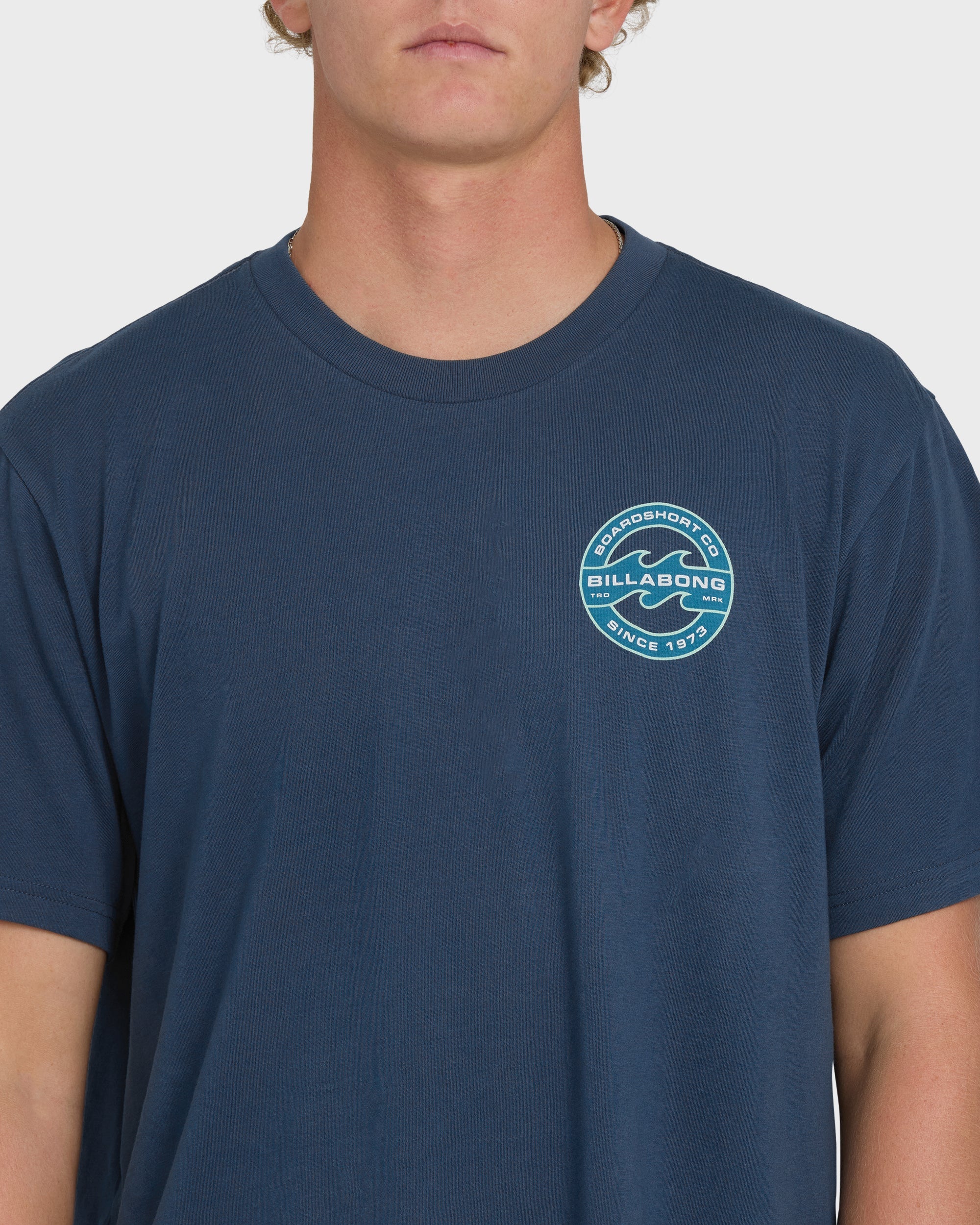 Hollow Fill Premium Short Sleeve T-Shirt - Dark Denim