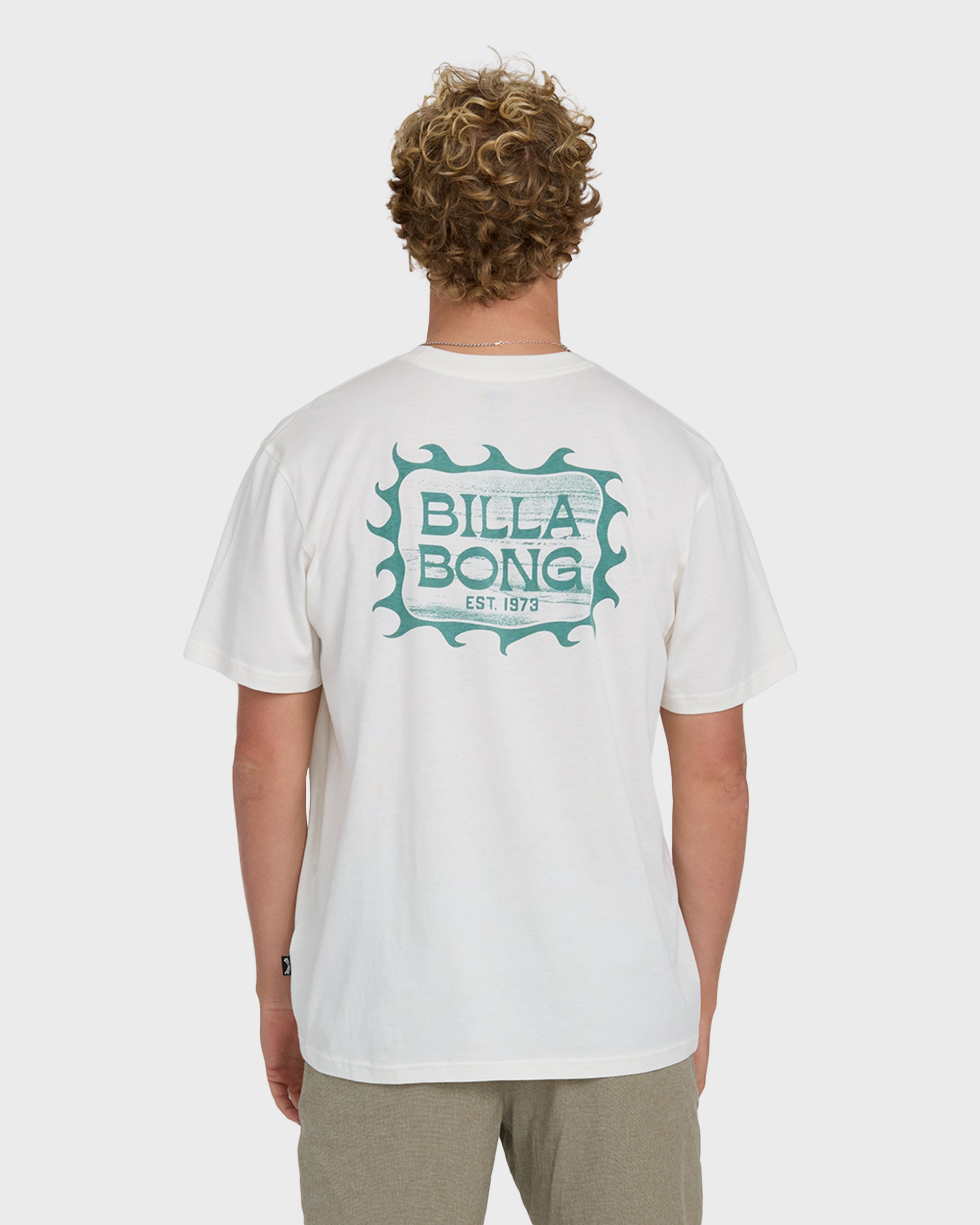 Ripple Premium Short Sleeve Cotton Graphic T-Shirt - Off White