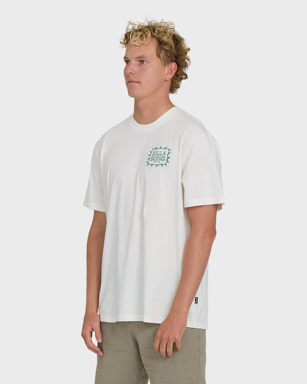 Ripple Premium Short Sleeve Cotton Graphic T-Shirt - Off White