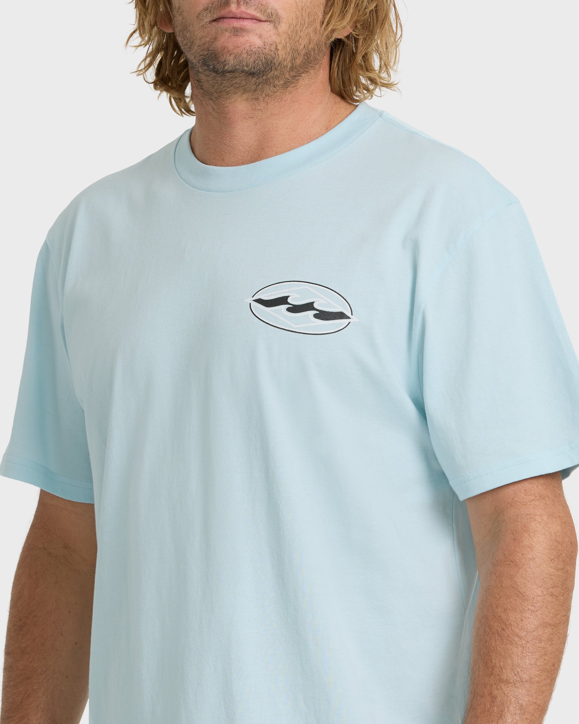 Rotor Diamond Premium Short Sleeve Graphic T-Shirt - Coastal Blue