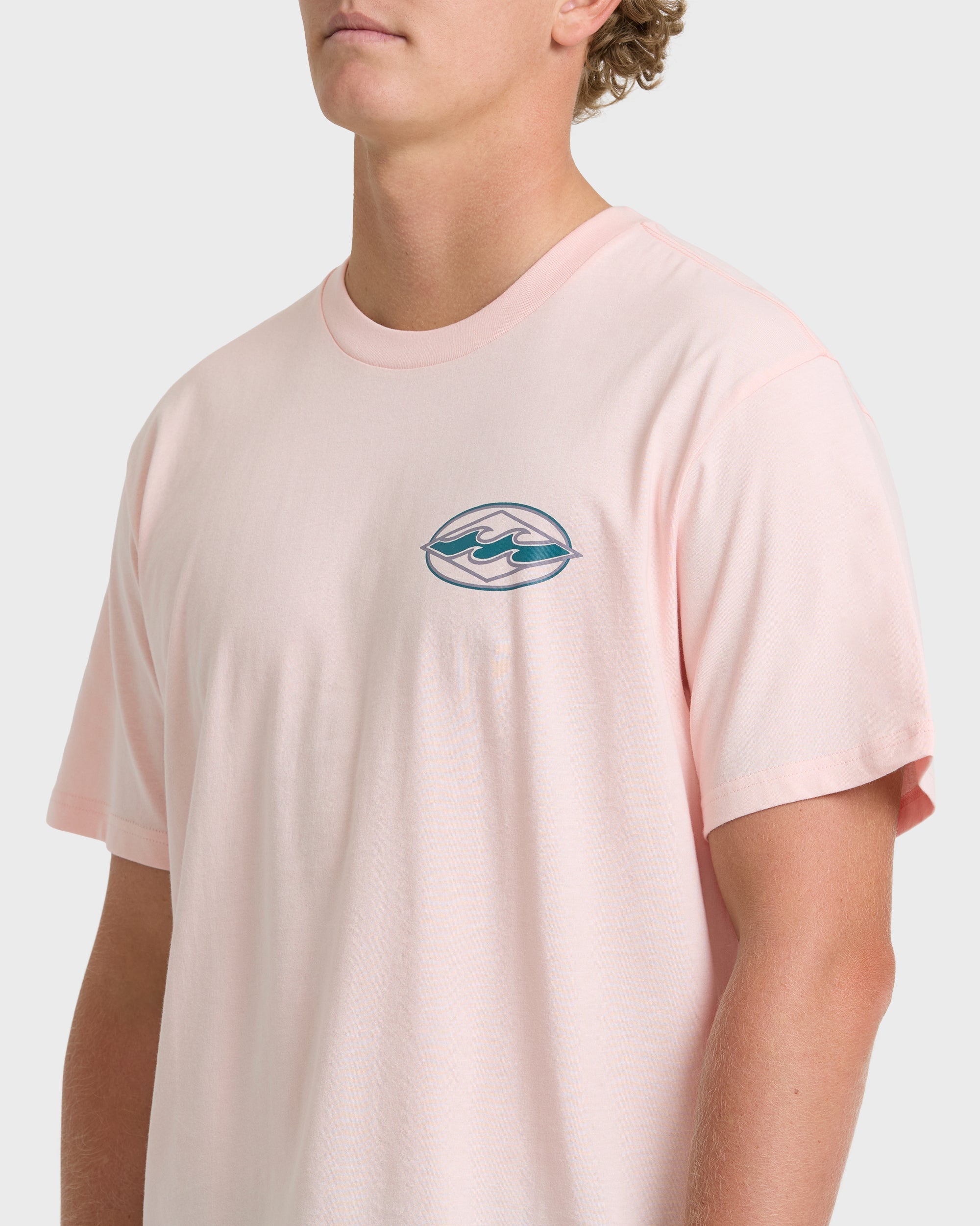 Rotor Diamond Premium Short Sleeve Graphic T-Shirt - Light Pink