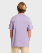 Rotor Diamond Premium Short Sleeve Knit Graphic T-Shirt - Purple Ash