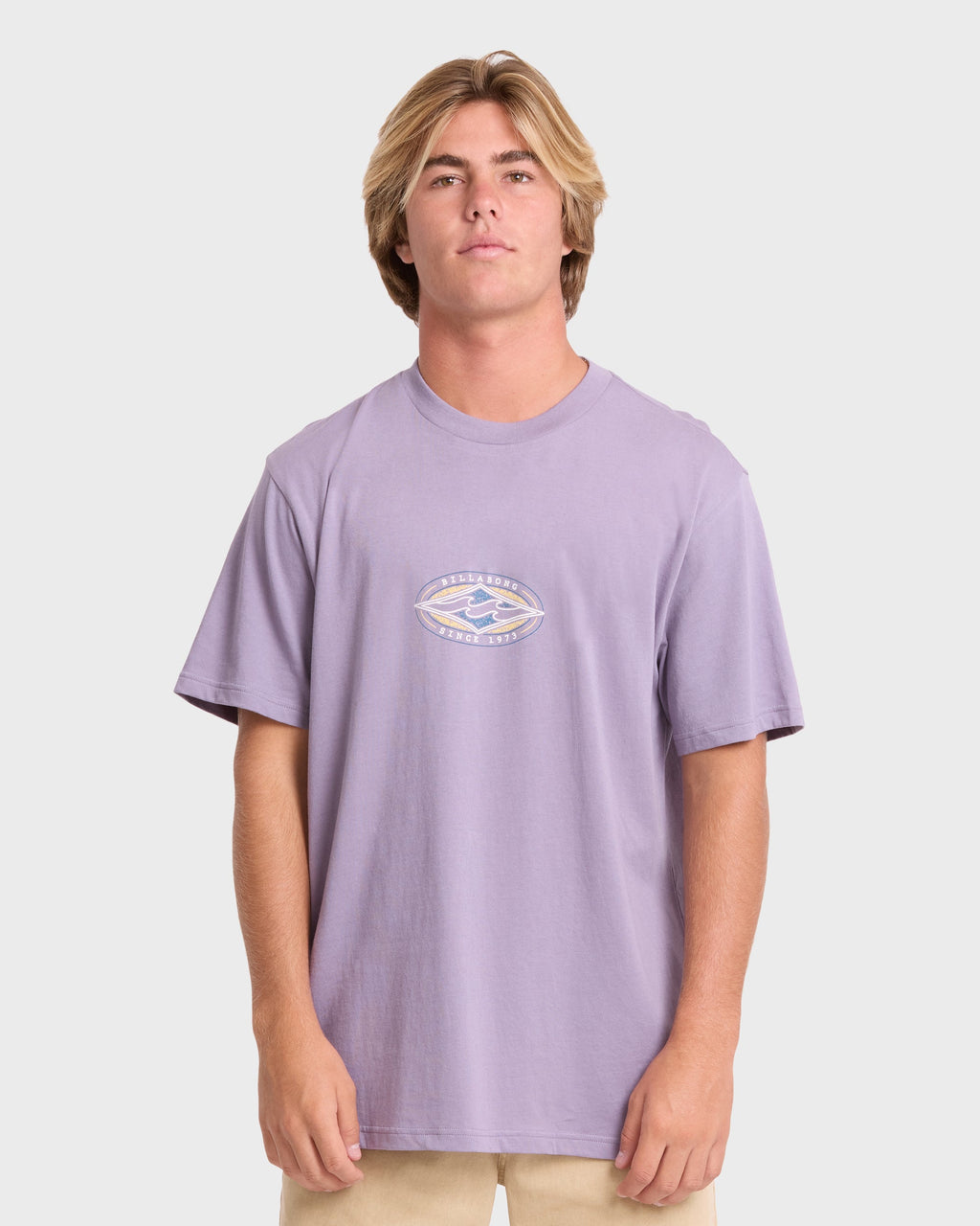 Rotor Diamond Premium Short Sleeve Knit Graphic T-Shirt - Purple Ash