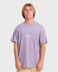 Rotor Diamond Premium Short Sleeve Knit Graphic T-Shirt - Purple Ash