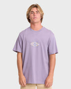 Rotor Diamond Premium Short Sleeve Knit Graphic T-Shirt - Purple Ash