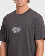 Rotor Diamond Premium Short Sleeve Knit Graphic T-Shirt - Raven