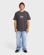 Rotor Diamond Premium Short Sleeve Knit Graphic T-Shirt - Raven