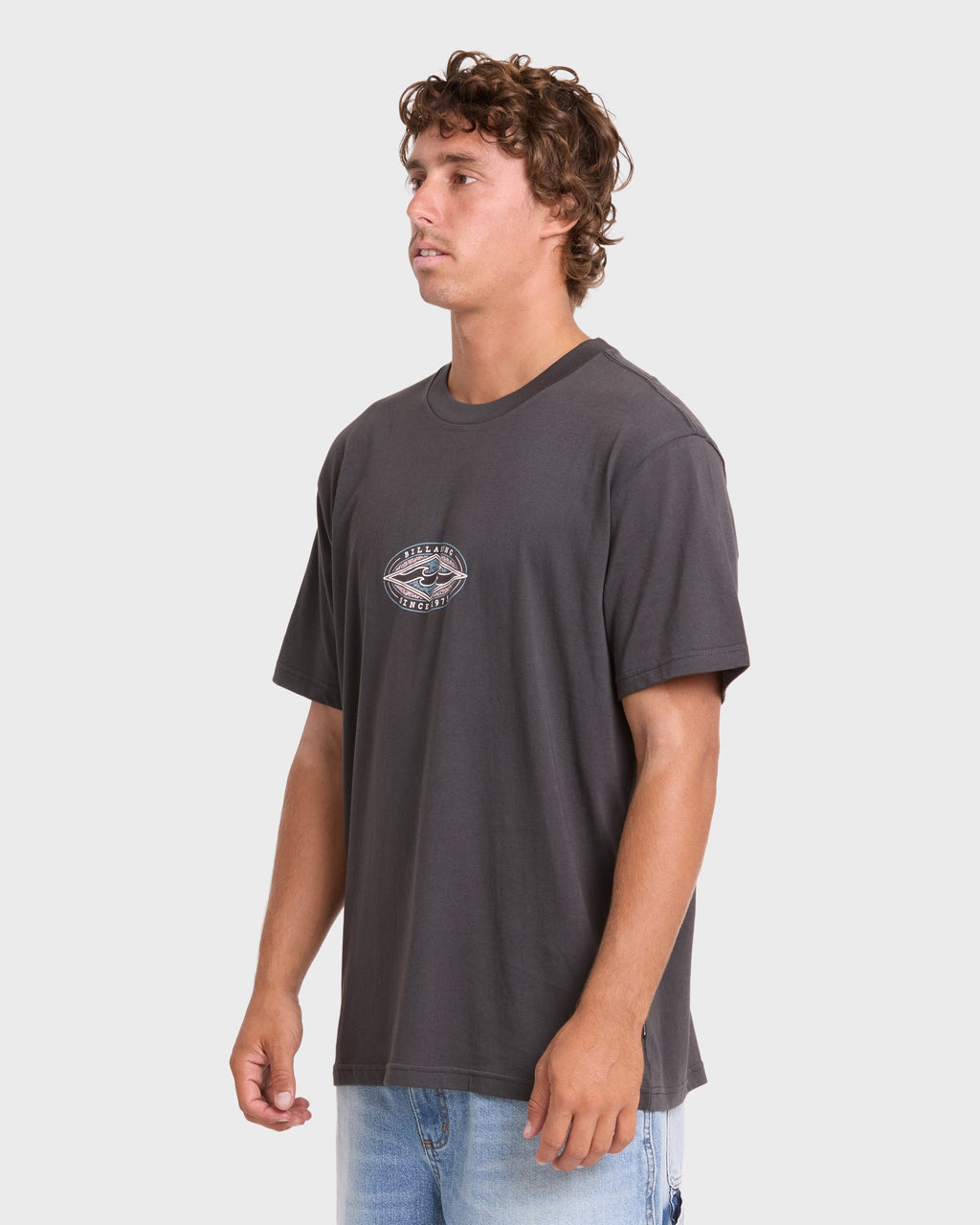 Rotor Diamond Premium Short Sleeve Knit Graphic T-Shirt - Raven