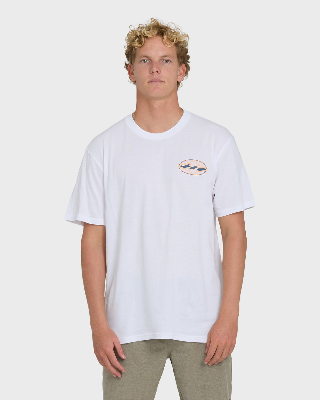 Rotor Diamond Premium Short Sleeve Graphic T-Shirt - White