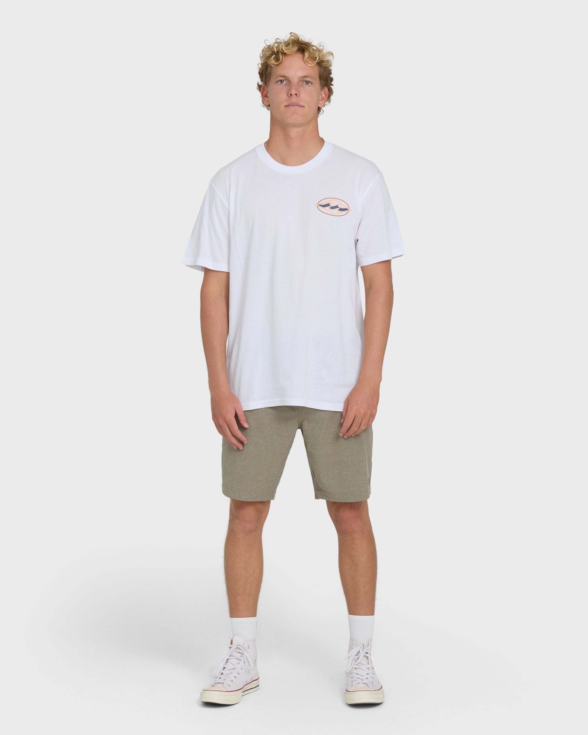 Rotor Diamond Premium Short Sleeve Graphic T-Shirt - White