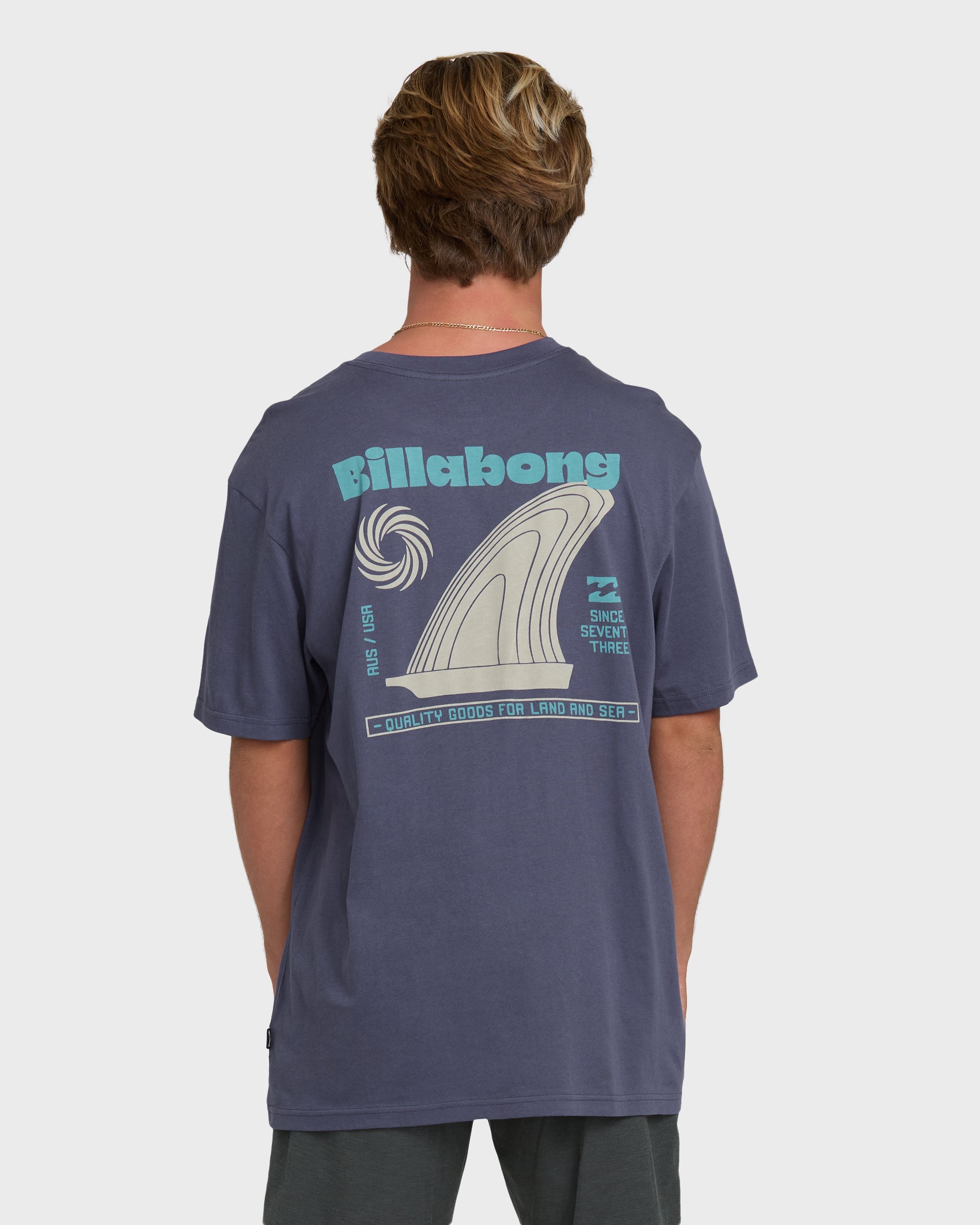 Single Fin Premium Short Sleeve T-Shirt - Graystone