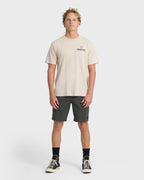 Single Fin Premium Short Sleeve T-Shirt - Oatmeal
