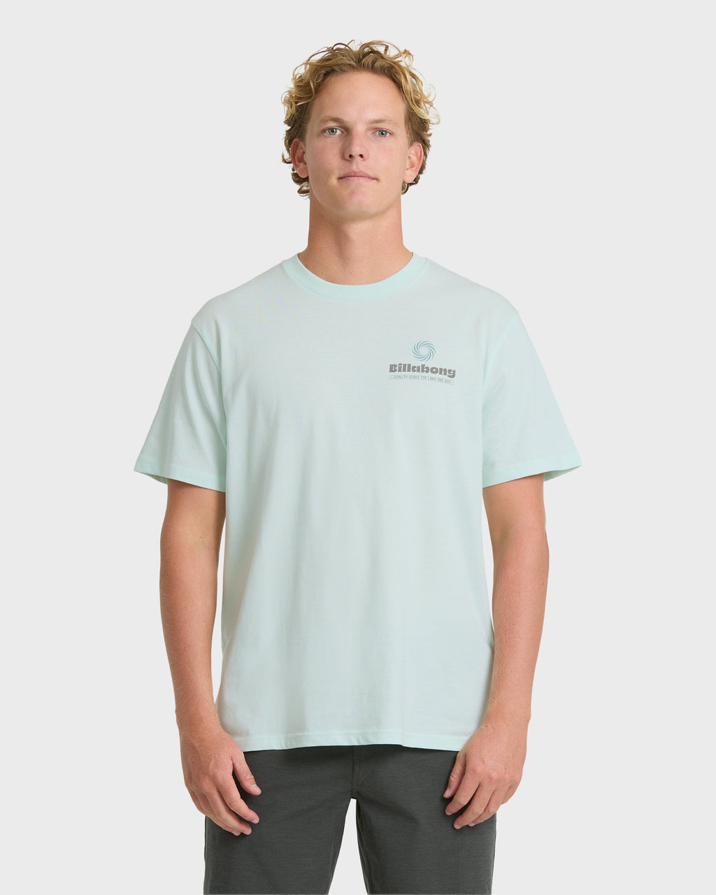 Single Fin Premium Short Sleeve T-Shirt - Sea Glass
