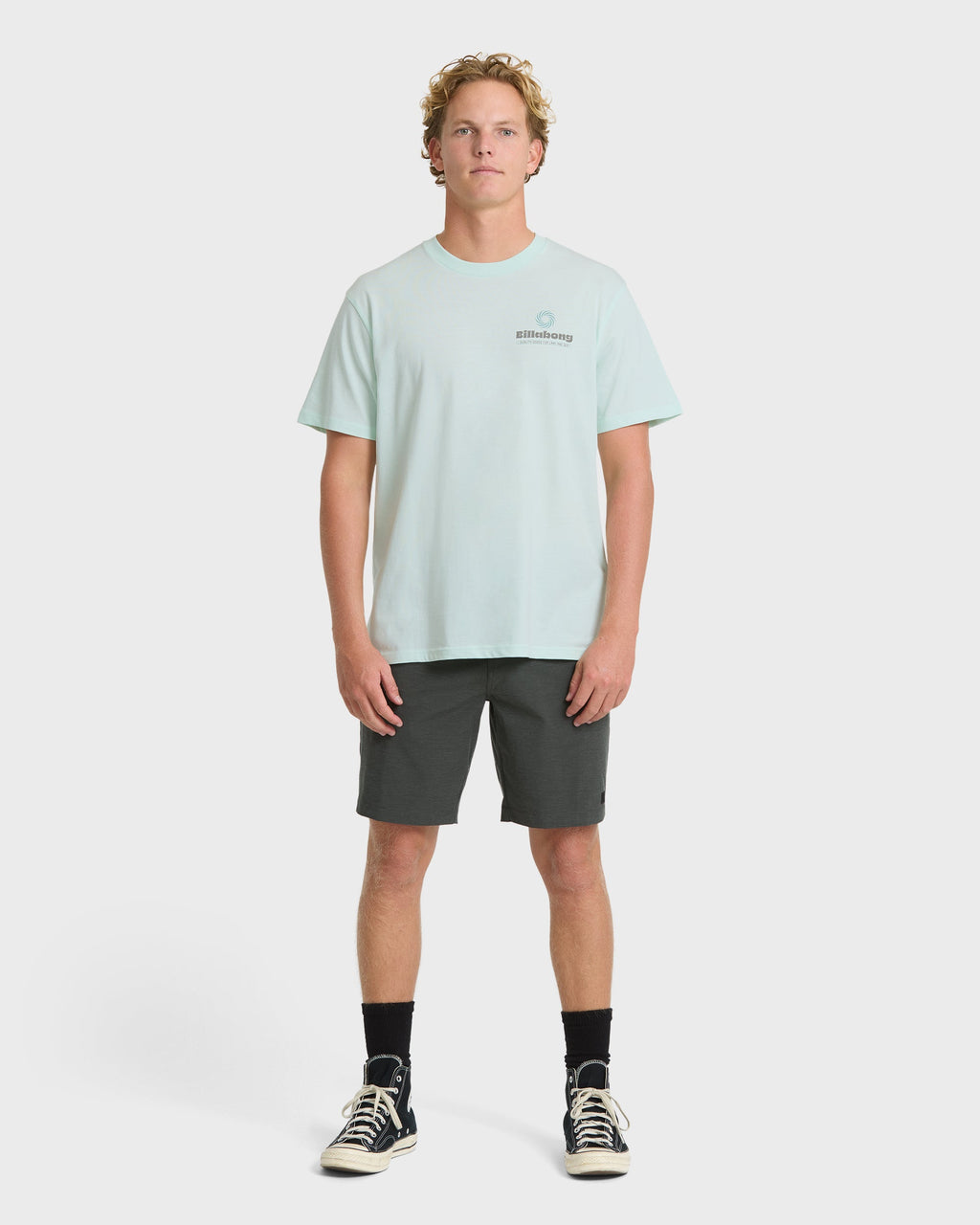Single Fin Premium Short Sleeve T-Shirt - Sea Glass