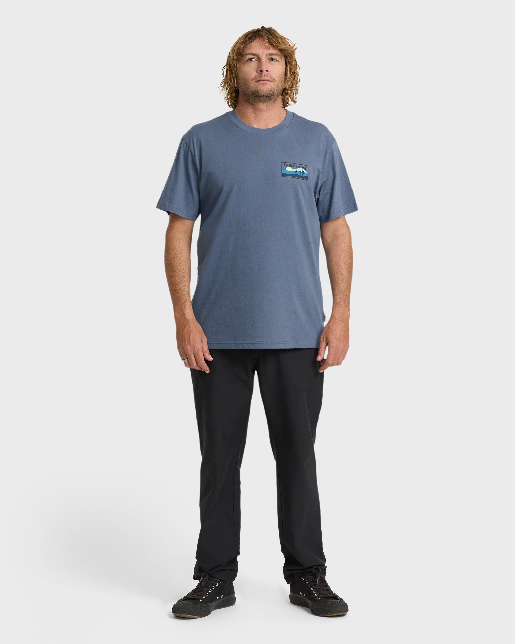 Adventure Division Range Premium Short Sleeve Knit T-Shirt - China Blue