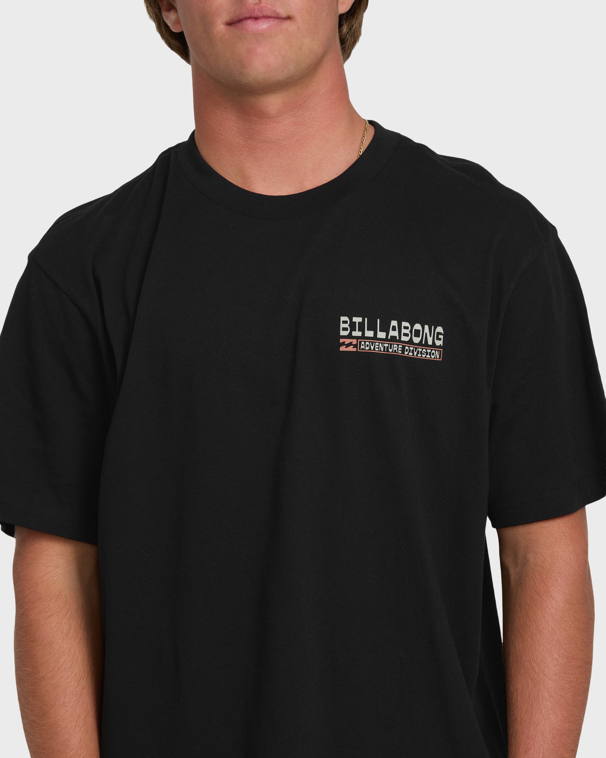 A/Div Agave Premium Short Sleeve Cotton T-Shirt - Black