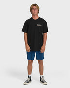 A/Div Agave Premium Short Sleeve Cotton T-Shirt - Black
