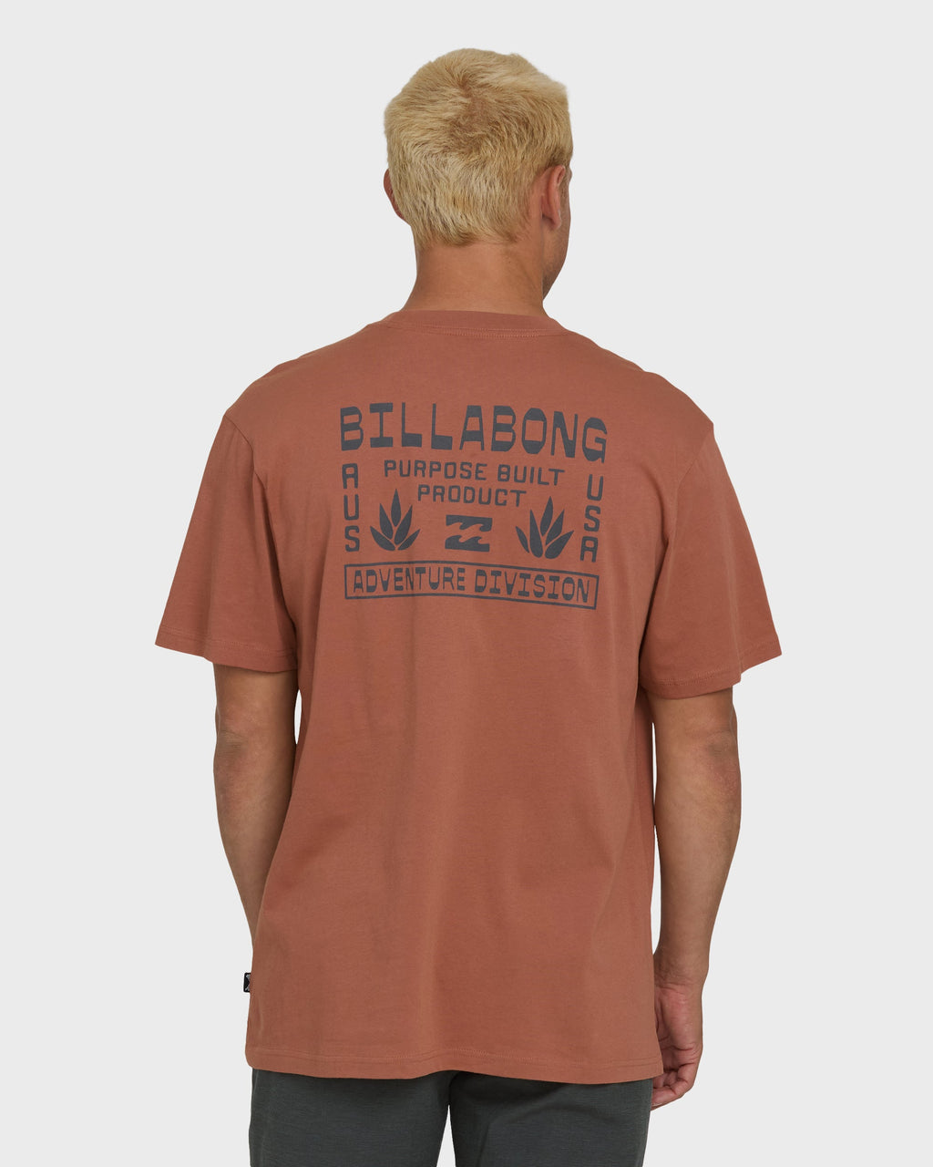 A/Div Agave Premium Short Sleeve Cotton T-Shirt - Cedar Wood