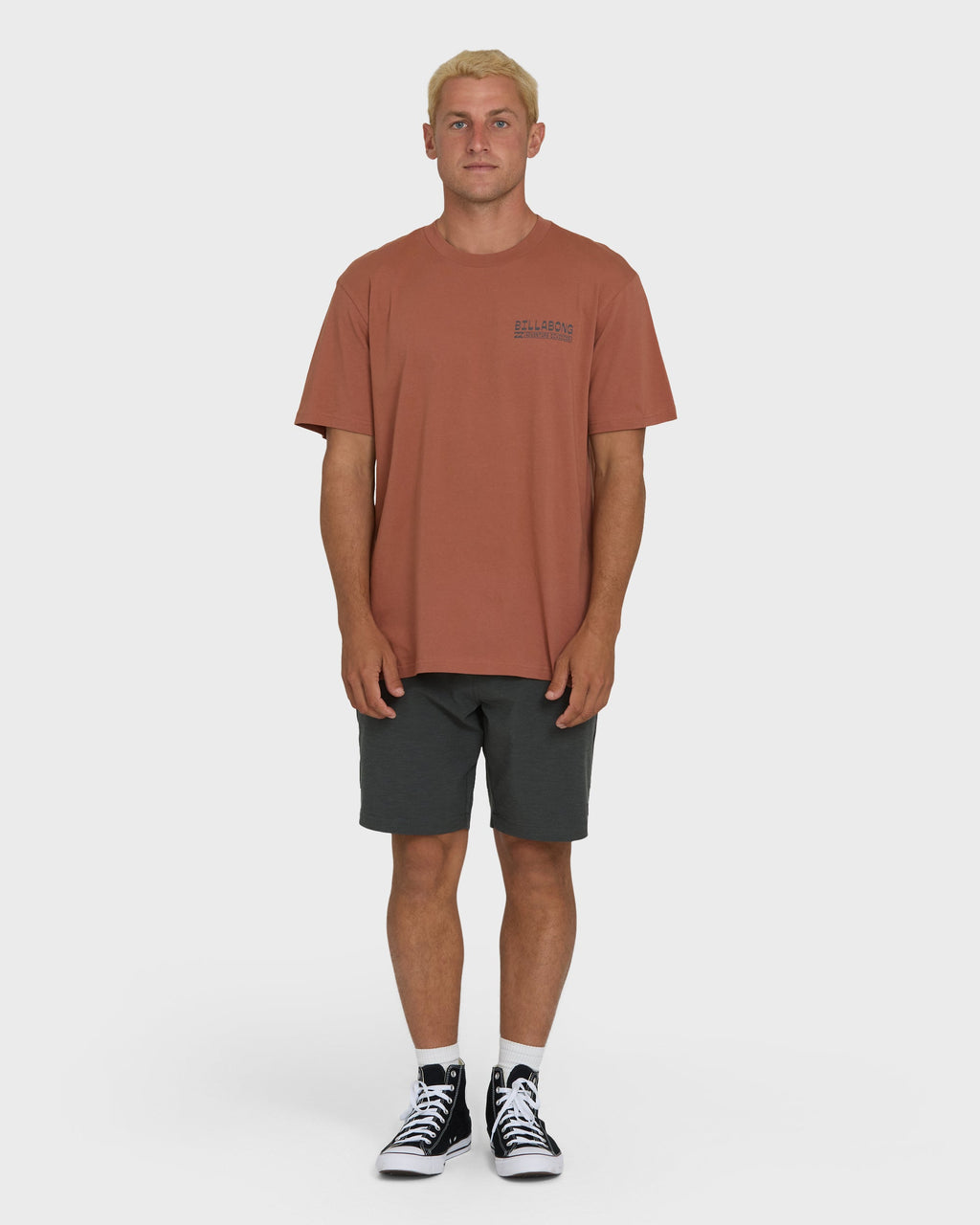 A/Div Agave Premium Short Sleeve Cotton T-Shirt - Cedar Wood
