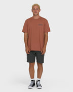 A/Div Agave Premium Short Sleeve Cotton T-Shirt - Cedar Wood