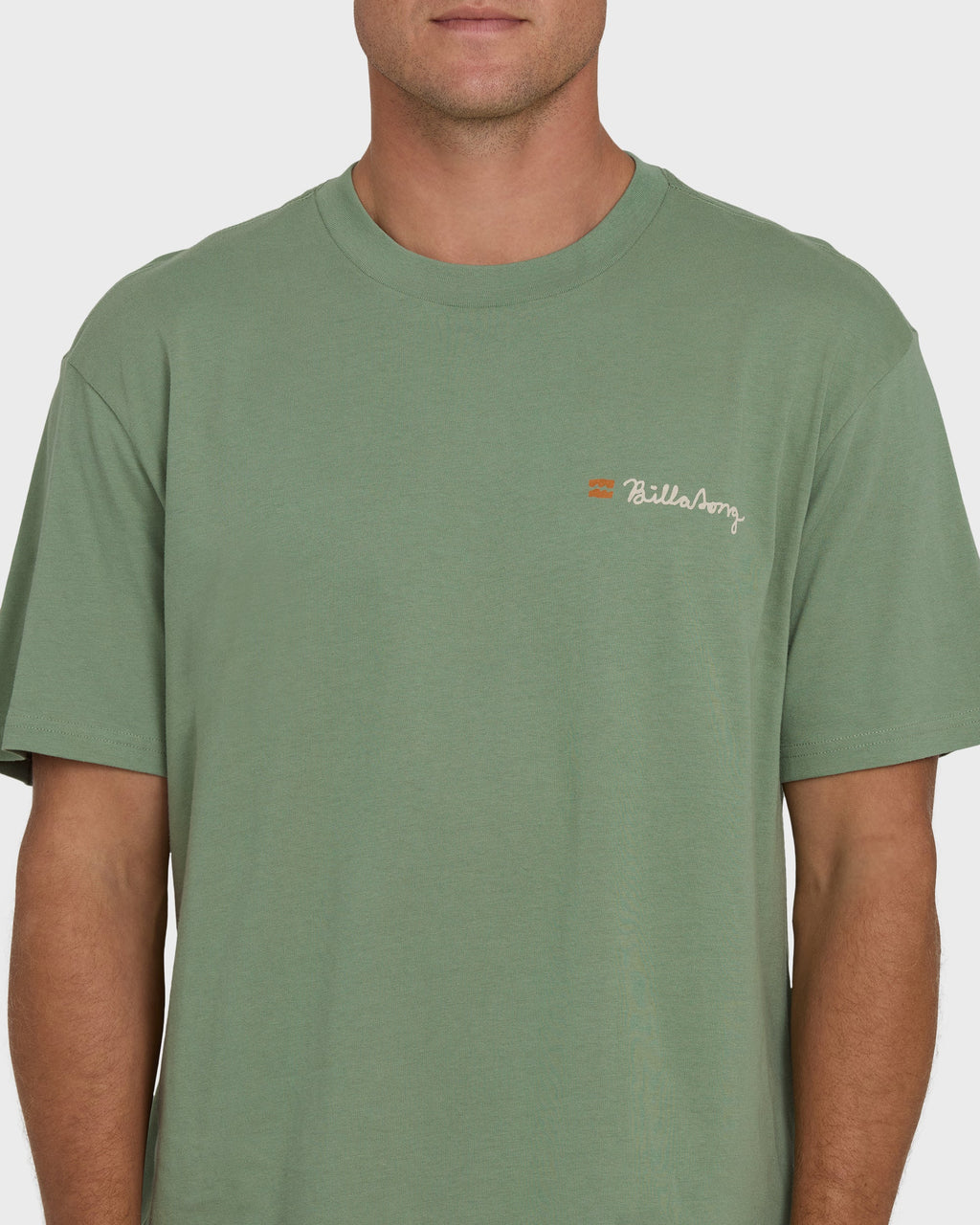 Making Tracks Premium Short Sleeve Knit T-Shirt - Hedge Green