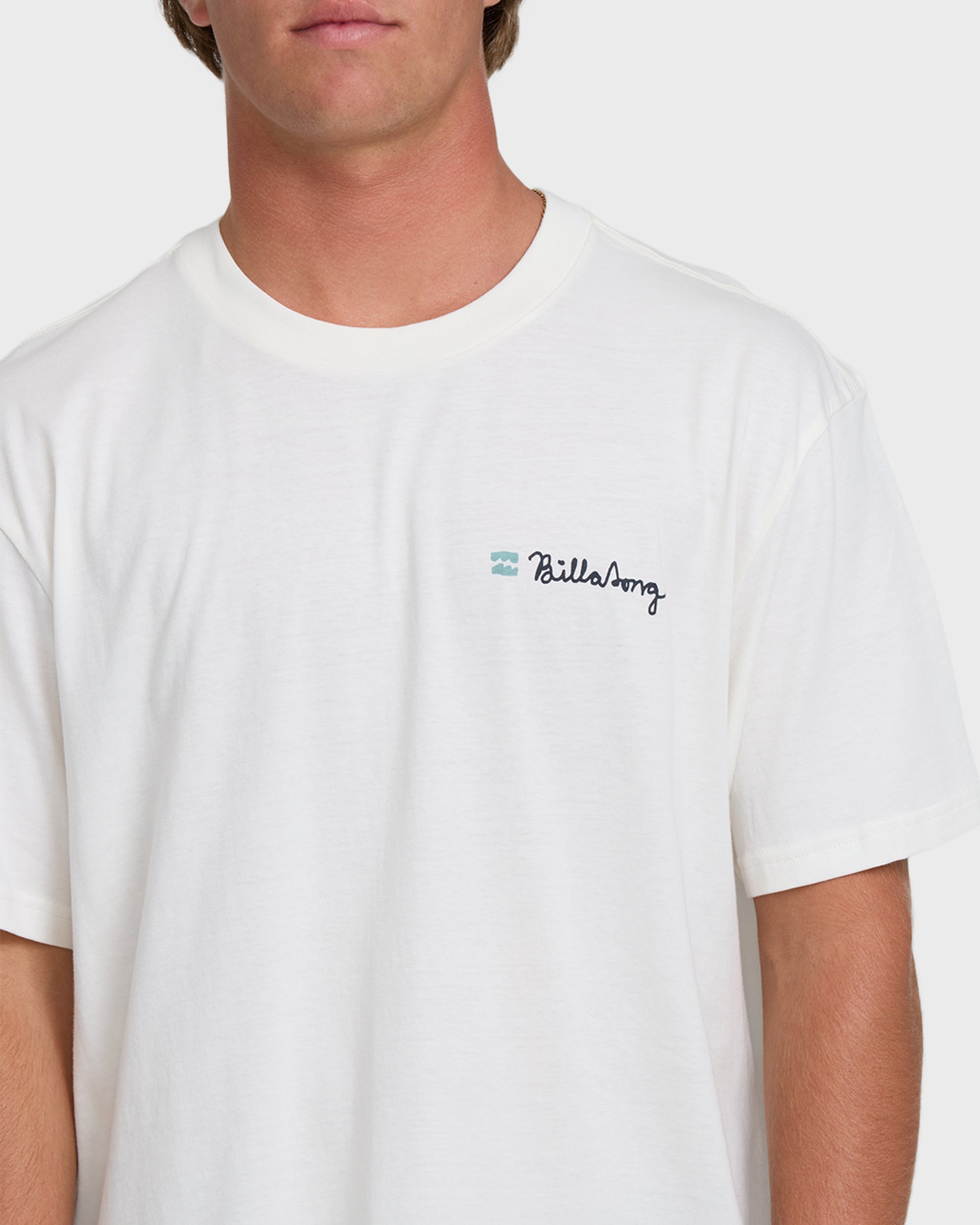 Making Tracks Premium Short Sleeve Knit T-Shirt - Off White