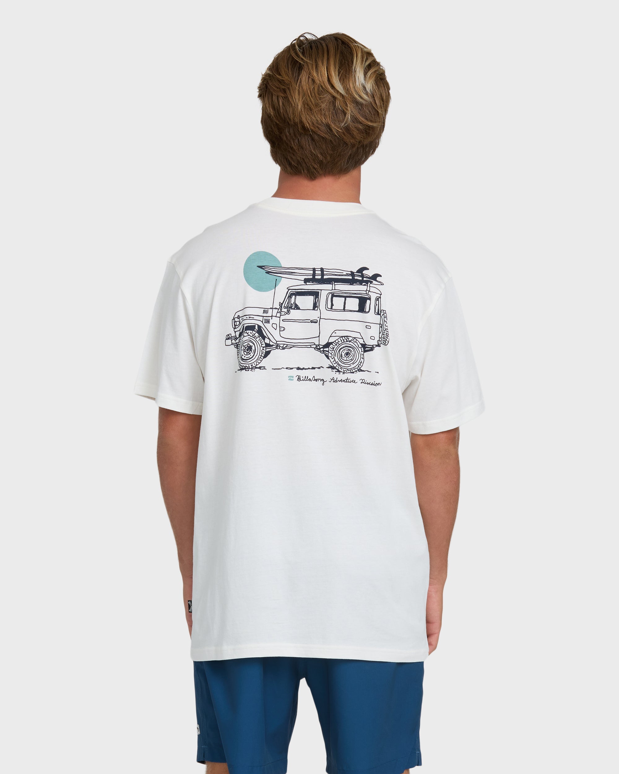 Making Tracks Premium Short Sleeve Knit T-Shirt - Off White