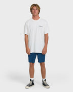 Making Tracks Premium Short Sleeve Knit T-Shirt - Off White