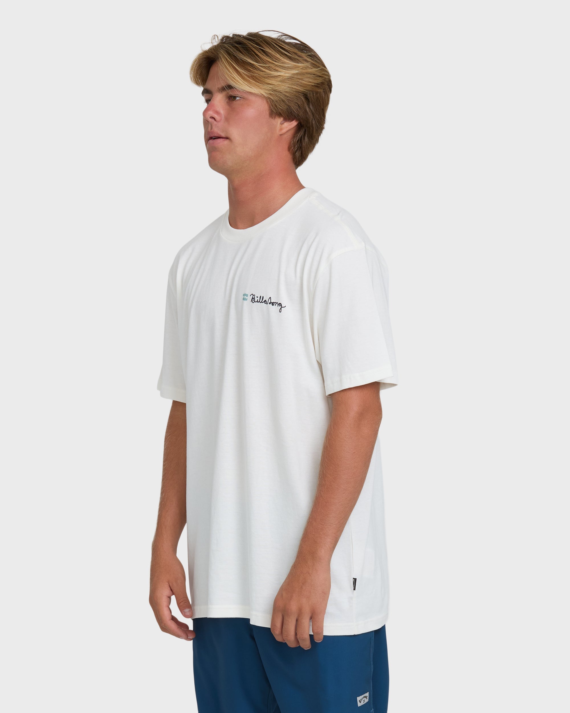 Making Tracks Premium Short Sleeve Knit T-Shirt - Off White