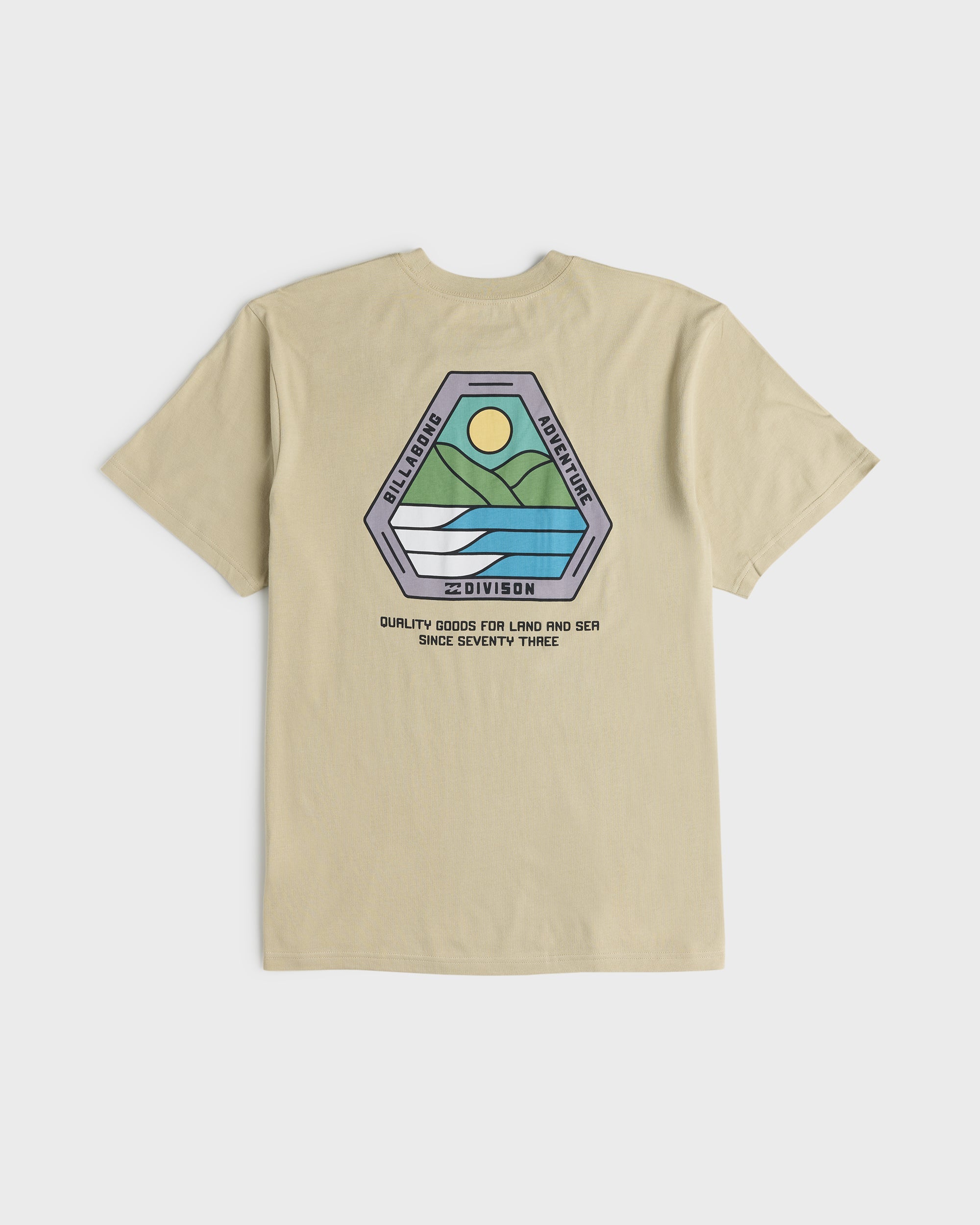 A/Div Rockies Premium Short Sleeve Knit T-Shirt - Sand Khaki