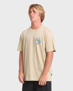 A/Div Rockies Premium Short Sleeve Knit T-Shirt - Sand Khaki