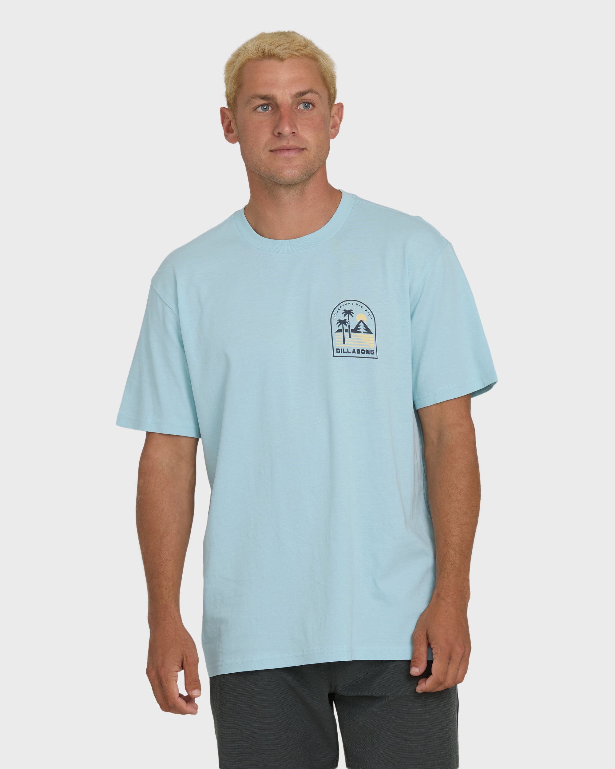 A/Div Sun Down Premium Short Sleeve Knit T-Shirt - Winter Sky