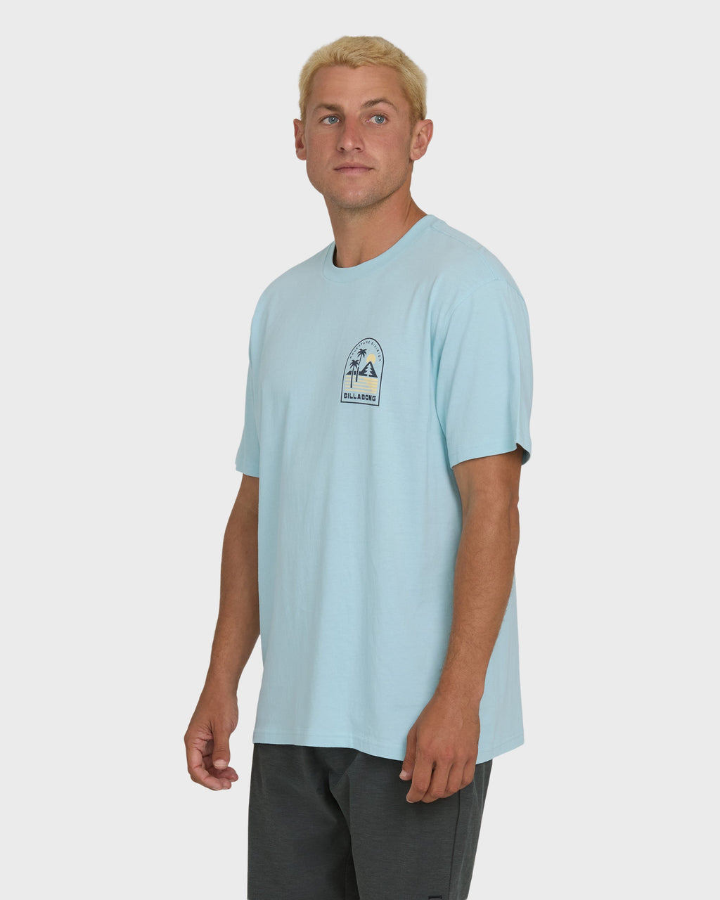 A/Div Sun Down Premium Short Sleeve Knit T-Shirt - Winter Sky