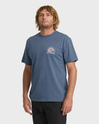 Adventure Division Sun Down Premium Short Sleeve Knit T-Shirt - China Blue