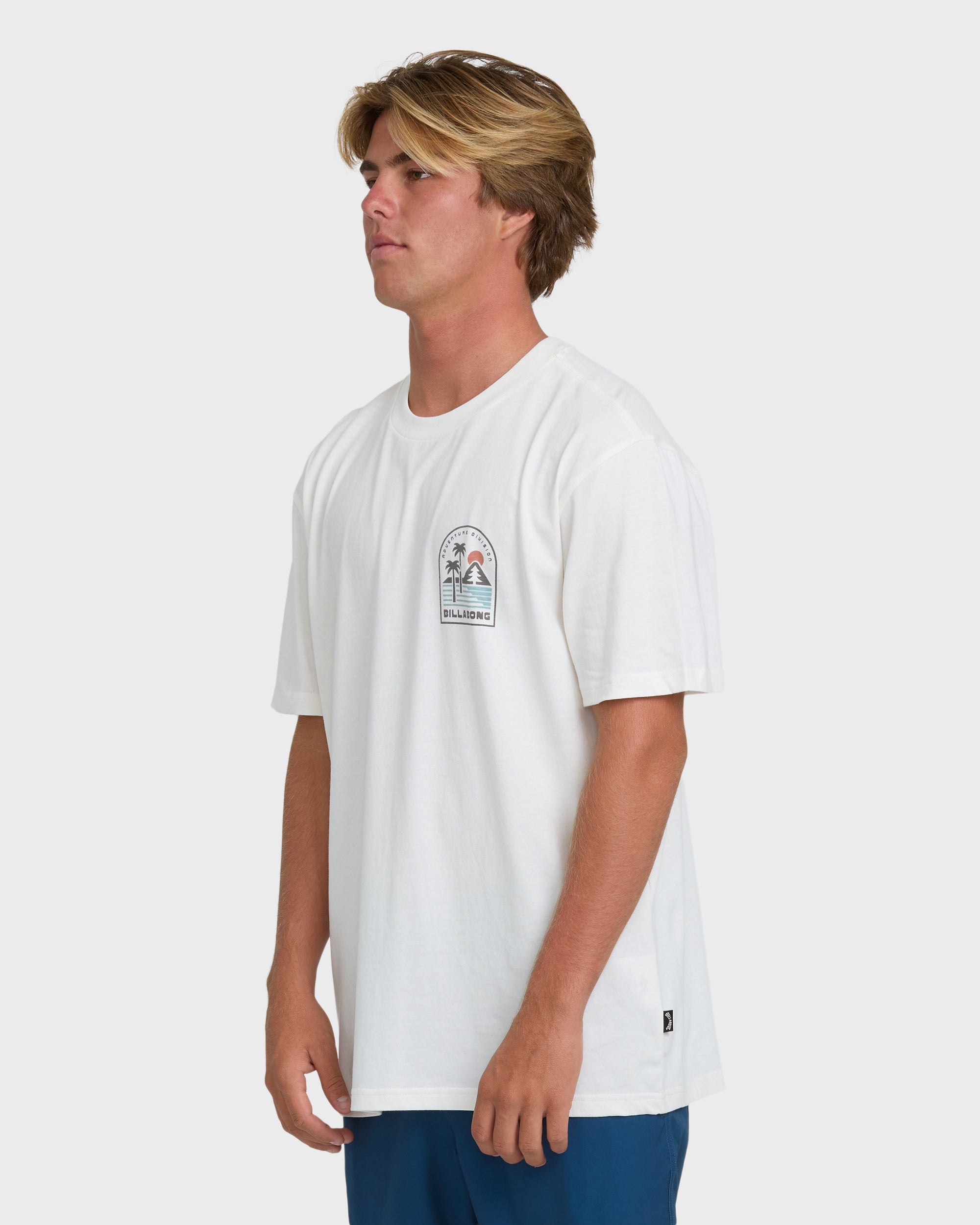 A/Div Sun Down Premium Short Sleeve Knit T-Shirt - Off White