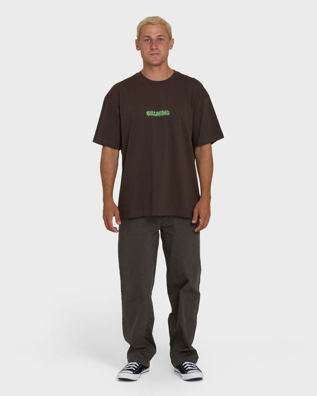 Marrow OG Short Sleeve Knit T-Shirt - Chocolate Brown