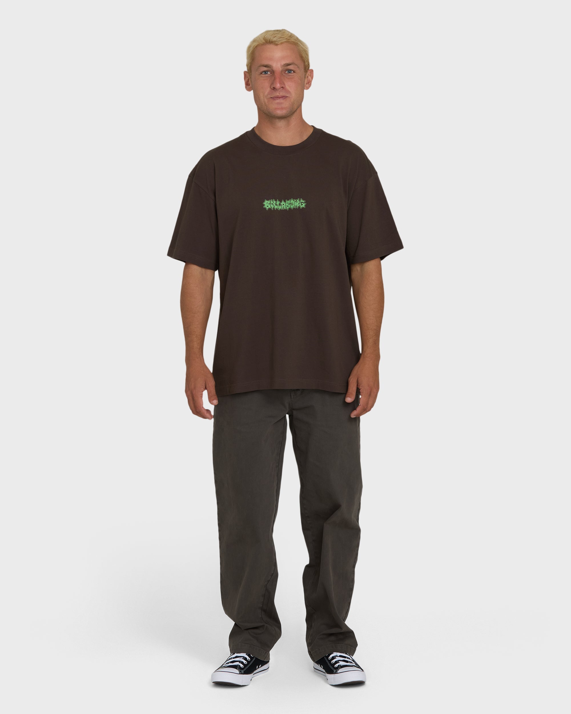 Marrow OG Short Sleeve Knit T-Shirt - Chocolate Brown
