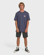 Dim Arch Premium Short Sleeve Knit T-Shirt - Graystone