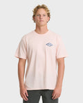 Dim Arch Premium Short Sleeve Knit T-Shirt - Light Pink