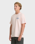Dim Arch Premium Short Sleeve Knit T-Shirt - Light Pink