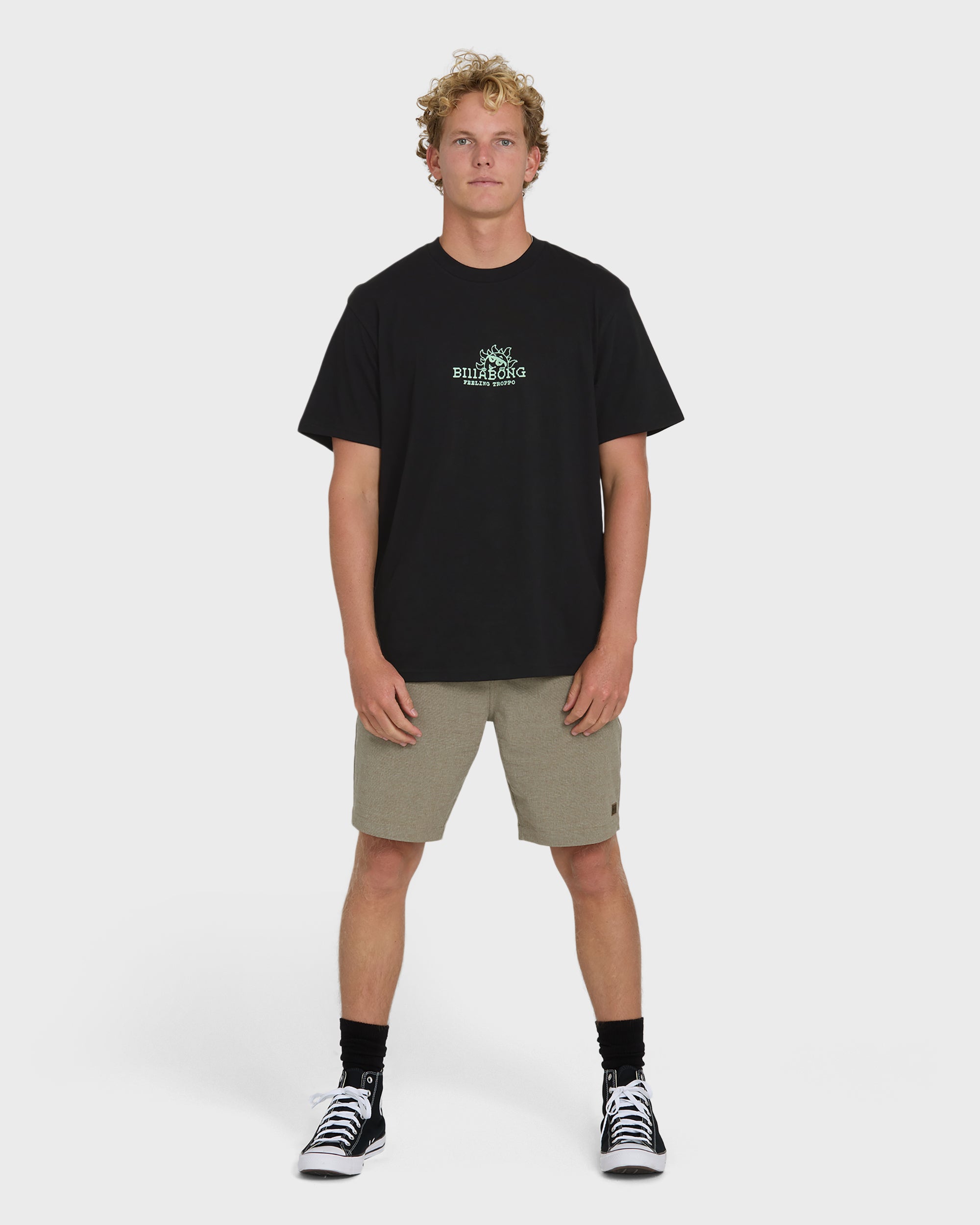 Peek Premium Short Sleeve Knit T-Shirt - Black