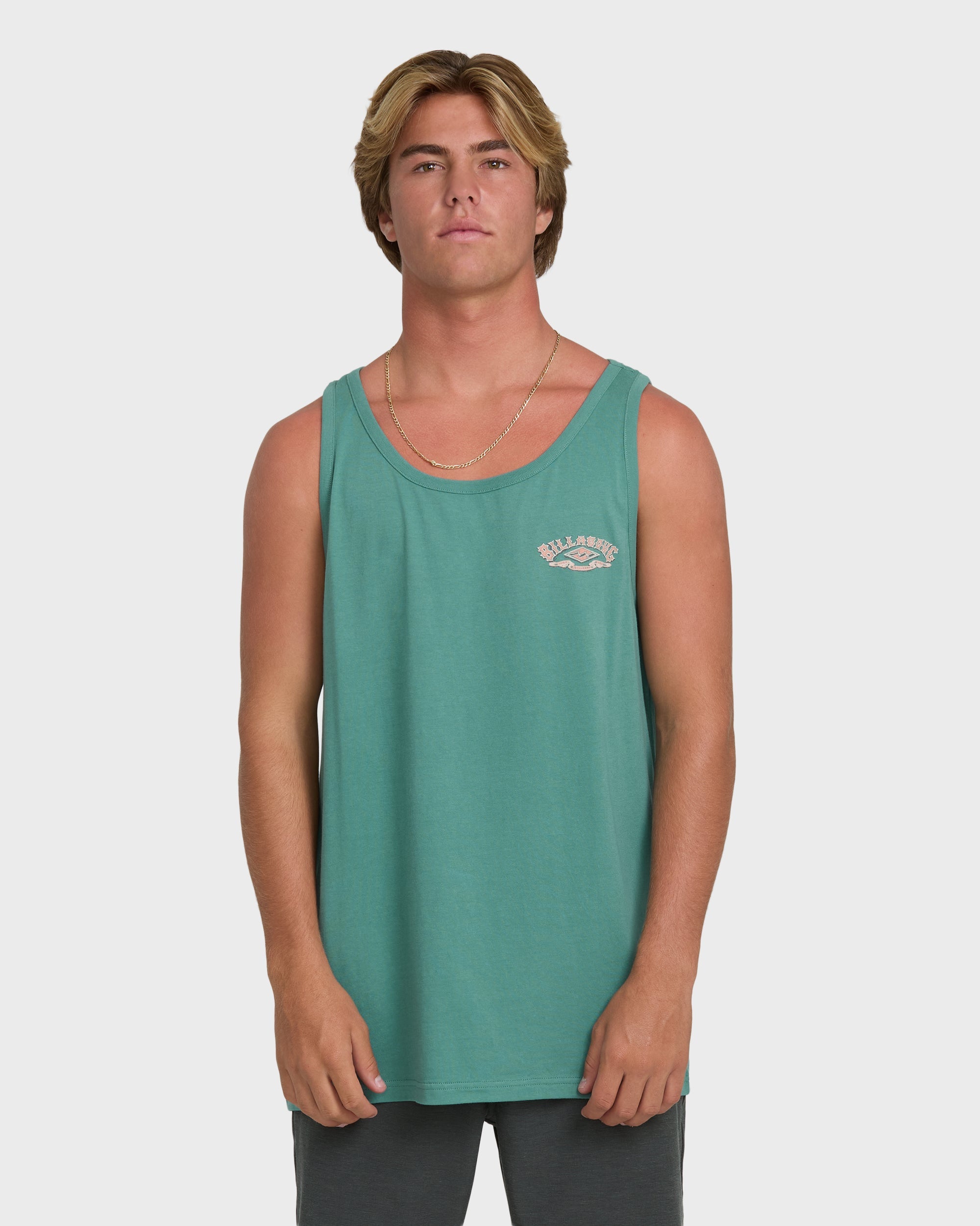 Heritage Arch Premium Tank Top - Deep Sea